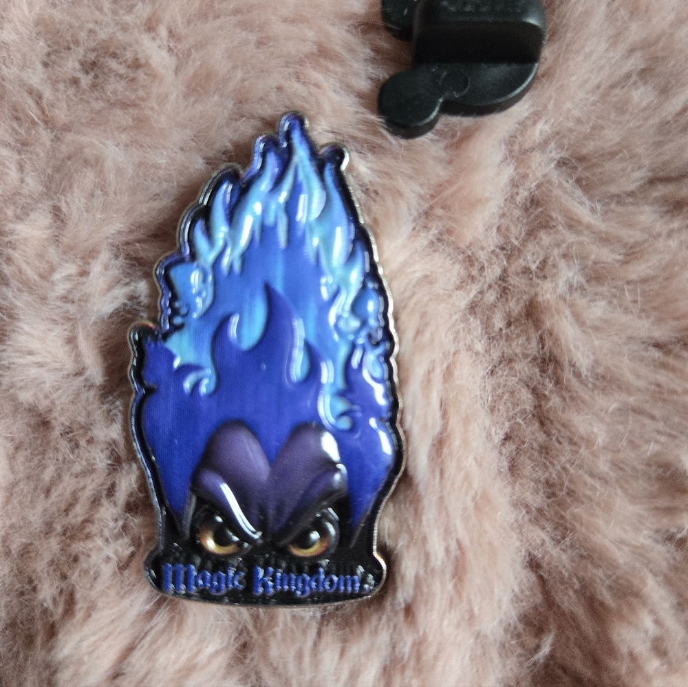 Blue Flame Hades Enamel Pin - Magic Kingdom